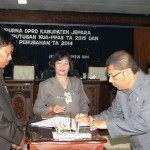 DPRD Kabupaten Jepara mengesahkan KUA PPAS 2015 dan APBD Perubahan 2014 kemarin
